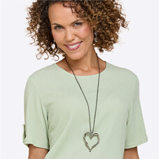 Crinke Top and Necklace - LU267